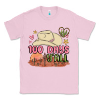 Bubblegum Pink 100 days y'all malia Classic Tee - MaliasSmallBusiness