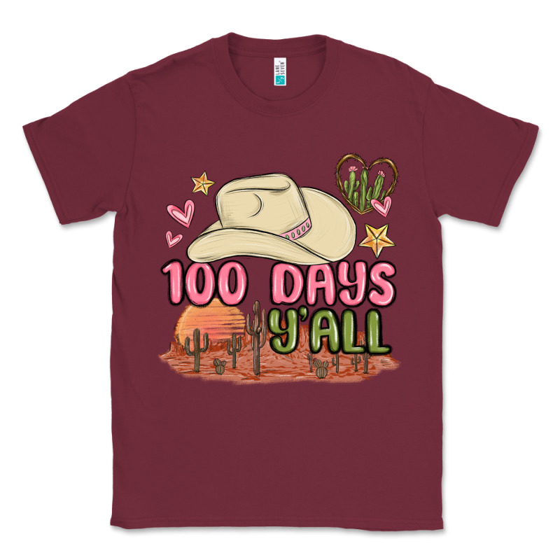 100 Days Y'all Malia Classic Tee by MaliasSmallBusiness | Teevron