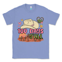 Colony Blue 100 days y'all malia Classic Tee - MaliasSmallBusiness