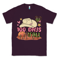 Plum 100 days y'all malia Classic Tee - MaliasSmallBusiness
