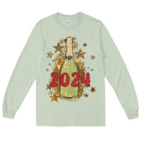 Matcha sparkly champagne Long Sleeve Tee - MaliasSmallBusiness