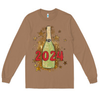 Toasted Coconut sparkly champagne Long Sleeve Tee - MaliasSmallBusiness