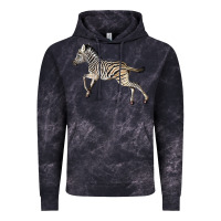 Cloud Black Baby Zebra Vintage Hoodie - LillyAllenDesigns
