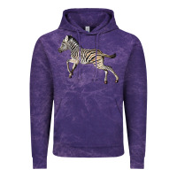 Cloud Purple Baby Zebra Vintage Hoodie - LillyAllenDesigns