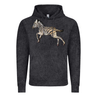 Vintage Black Baby Zebra Vintage Hoodie - LillyAllenDesigns