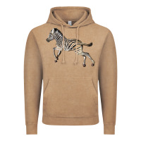 Baby Zebra Vintage Hoodie | Teevron