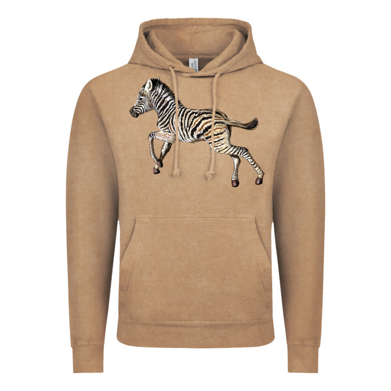 Baby Zebra Vintage Hoodie by LillyAllenDesigns | Teevron