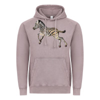 Vintage Zinc Baby Zebra Vintage Hoodie - LillyAllenDesigns