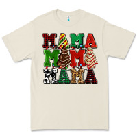 Bone mama mama mama with christmas lights and christmas tree cakes Premium Tee - AdoDesignShop