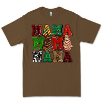 Cacao mama mama mama with christmas lights and christmas tree cakes Premium Tee - AdoDesignShop