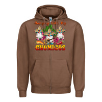 Chestnut hanging with gnomigos Zipper Hoodie - Artiststas