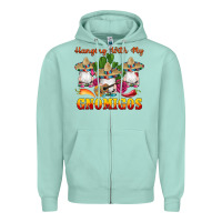 Seafoam hanging with gnomigos Zipper Hoodie - Artiststas
