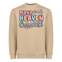 Mushroom make heaven crowded Heavyweight Sweatshirt - MaliasSmallBusiness