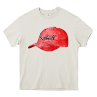 Cream blue baseball cap fa element Heavy Core Tee - FaDigitalArtStudio