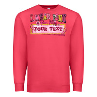 Cardinal i wear pink for my custom Premium Sweatshirt - texasbilliewilder