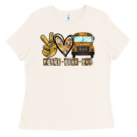 Bone peace love bus Ladies Tee - CowhideDigitalArt
