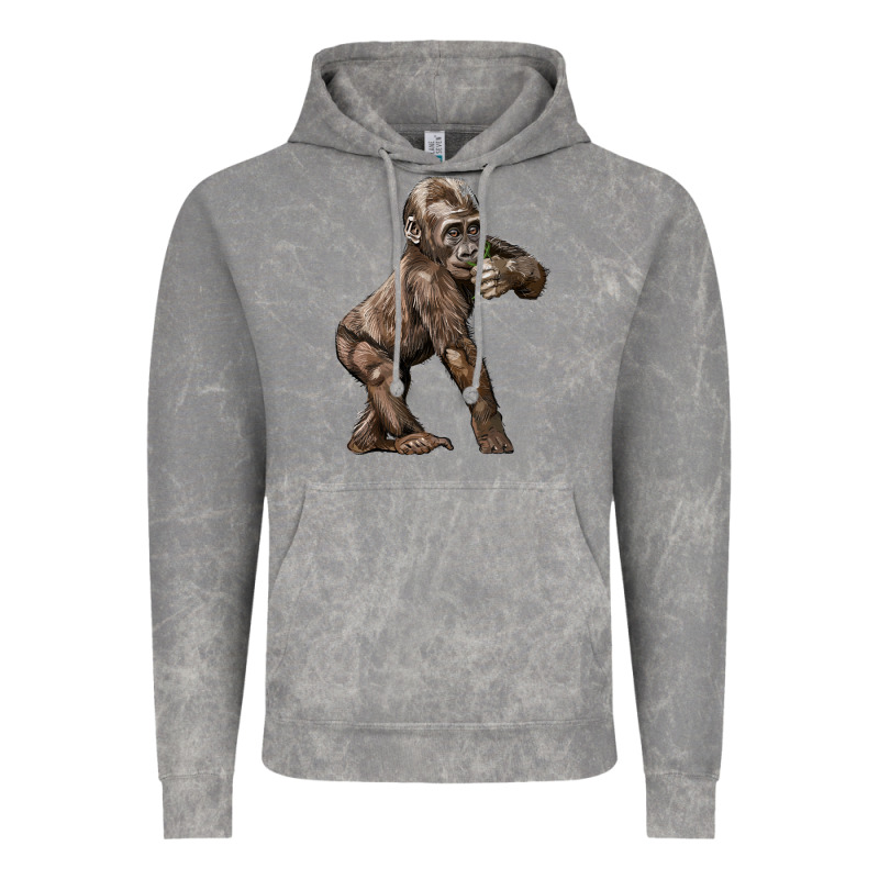 Baby Gorilla Vintage Hoodie by LillyAllenDesigns | Teevron