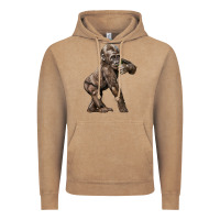 Vintage Coffee Baby Gorilla Vintage Hoodie - LillyAllenDesigns