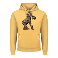 Vintage Mustard Baby Gorilla Vintage Hoodie - LillyAllenDesigns