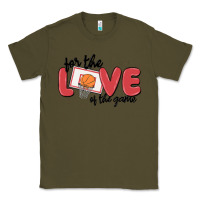 Army Green for the love of the game Classic Tee - MaliasSmallBusiness