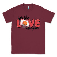 Burgundy for the love of the game Classic Tee - MaliasSmallBusiness