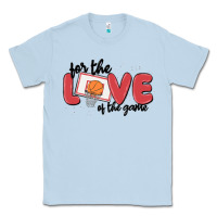 Dusty Blue for the love of the game Classic Tee - MaliasSmallBusiness