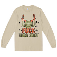 Mushroom fuck this shit Long Sleeve Tee - MaliasSmallBusiness
