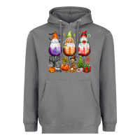 Storm Hallothanksmas wine glasses and gnomes Heavyweight Hoodie - texasbilliewilder