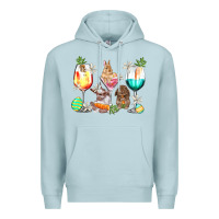 Blue Mist Easter wine glasses Easter Day Premium Hoodie - HowdyJamesFarm