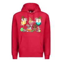 Cardinal Easter wine glasses Easter Day Premium Hoodie - HowdyJamesFarm