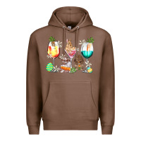 Chestnut Easter wine glasses Easter Day Premium Hoodie - HowdyJamesFarm