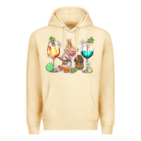 Pina Colada Easter wine glasses Easter Day Premium Hoodie - HowdyJamesFarm