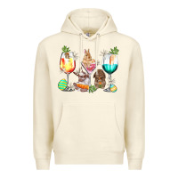 Sandshell Easter wine glasses Easter Day Premium Hoodie - HowdyJamesFarm