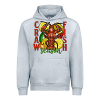 Heather Grey Crawfish season Urban Hoodie - FaDigitalArtStudio