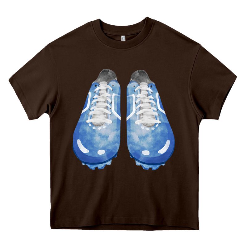 Blue Cleats Fa Element Heavy Core Tee by FaDigitalArtStudio | Teevron