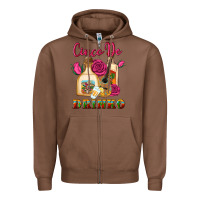 Chestnut cinco de drinko Zipper Hoodie - Artiststas