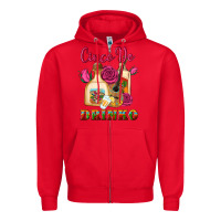 Red cinco de drinko Zipper Hoodie - Artiststas