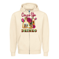 Sandshell cinco de drinko Zipper Hoodie - Artiststas