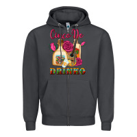 Smoke cinco de drinko Zipper Hoodie - Artiststas
