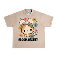 French Oak bloom bestie cat Urban Heavy Tee - MaliasSmallBusiness