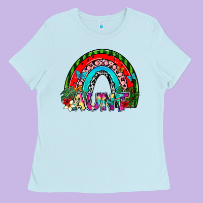 Aunt Ladies Tee Designed By Sublimationcraftshop
