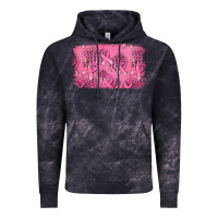 Cloud Black Distressed breast cancer background Vintage Hoodie - Jasminsmagicworld