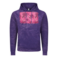 Cloud Purple Distressed breast cancer background Vintage Hoodie - Jasminsmagicworld