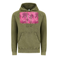Vintage Olive Distressed breast cancer background Vintage Hoodie - Jasminsmagicworld
