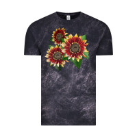 Cloud Black Florenza Sunflower Vintage Tee - LillyAllenDesigns
