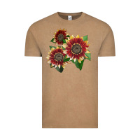 Vintage Coffee Florenza Sunflower Vintage Tee - LillyAllenDesigns