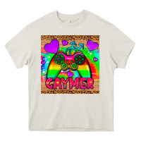 Cream gaymer mousepad Heavy Core Tee - HRA Design Shop