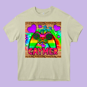 Gaymer Mousepad Heavy Core Tee Designed By Hra Design Shop