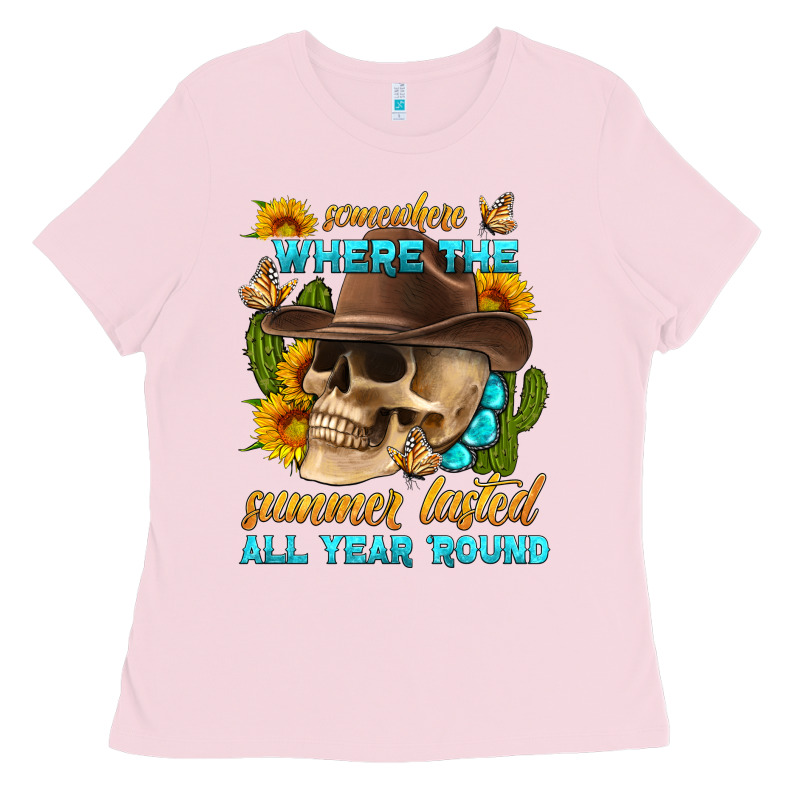 Somewhere Where The Summer Lasted All Year 'round Ladies Tee by HRA Design Shop | Teevron