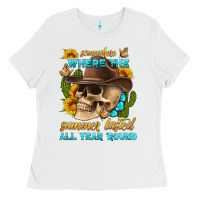 White somewhere where the summer lasted all year 'round Ladies Tee - HRA Design Shop
